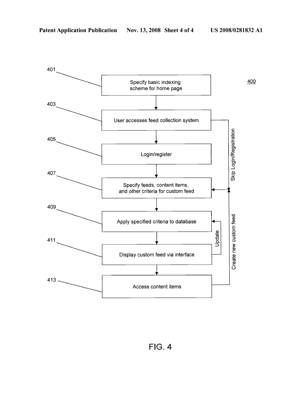 SYSTEM AND METHOD FOR PROCESSING REALLY SIMPLE SYNDICATION (RSS) FEEDS - diagram, schematic, and image 05