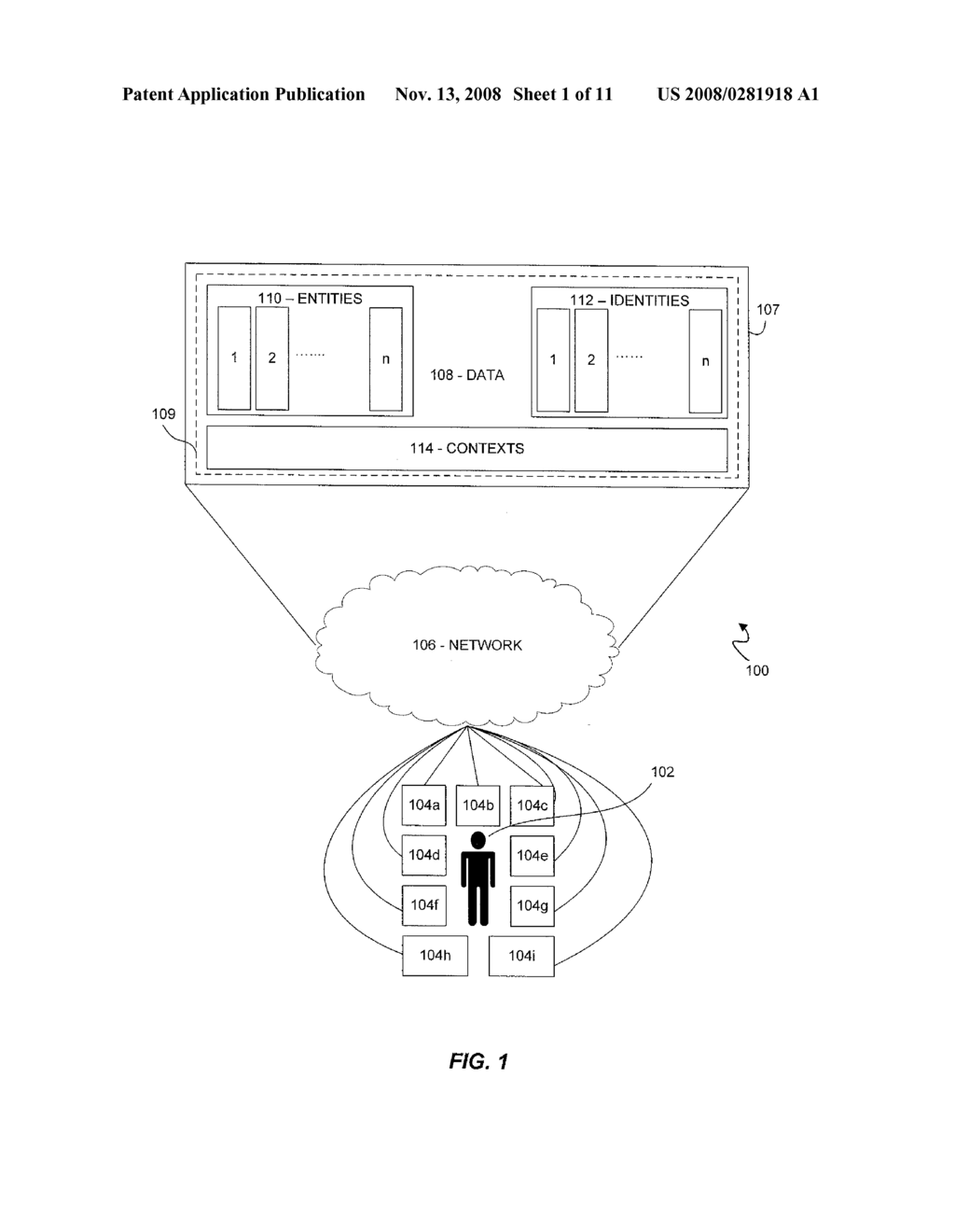 SYSTEM AND METHOD FOR SHARING INFORMATION IN NETWORKS - diagram, schematic, and image 02