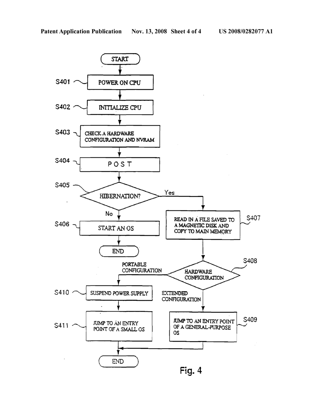 APPARATUS, METHOD AND PROGRAM PRODUCT FOR INITIATING COMPUTER SYSTEM OPERATION - diagram, schematic, and image 05