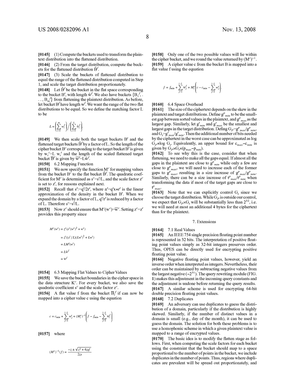 SYSTEM AND METHOD FOR ORDER-PRESERVING ENCRYPTION FOR NUMERIC DATA - diagram, schematic, and image 16