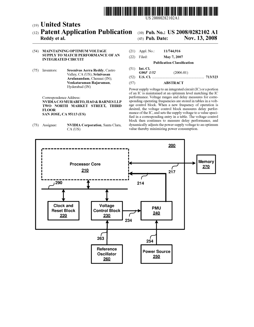 Maintaining Optimum Voltage Supply To Match Performance Of An Integrated Circuit - diagram, schematic, and image 01