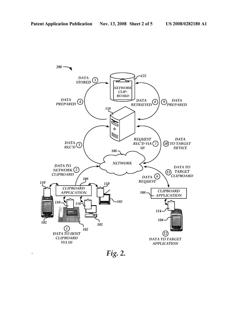 Data Transfer Using A Network Clipboard - diagram, schematic, and image 03