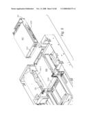 ENTRY/EXIT PORT METHOD AND APPARATUS FOR CARTRIDGE LIBRARY diagram and image