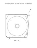 Method of fabricating cartridge for miniature optical data storage disc diagram and image