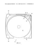 Method of fabricating cartridge for miniature optical data storage disc diagram and image