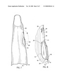 Garments for holding a post-surgical drain system diagram and image