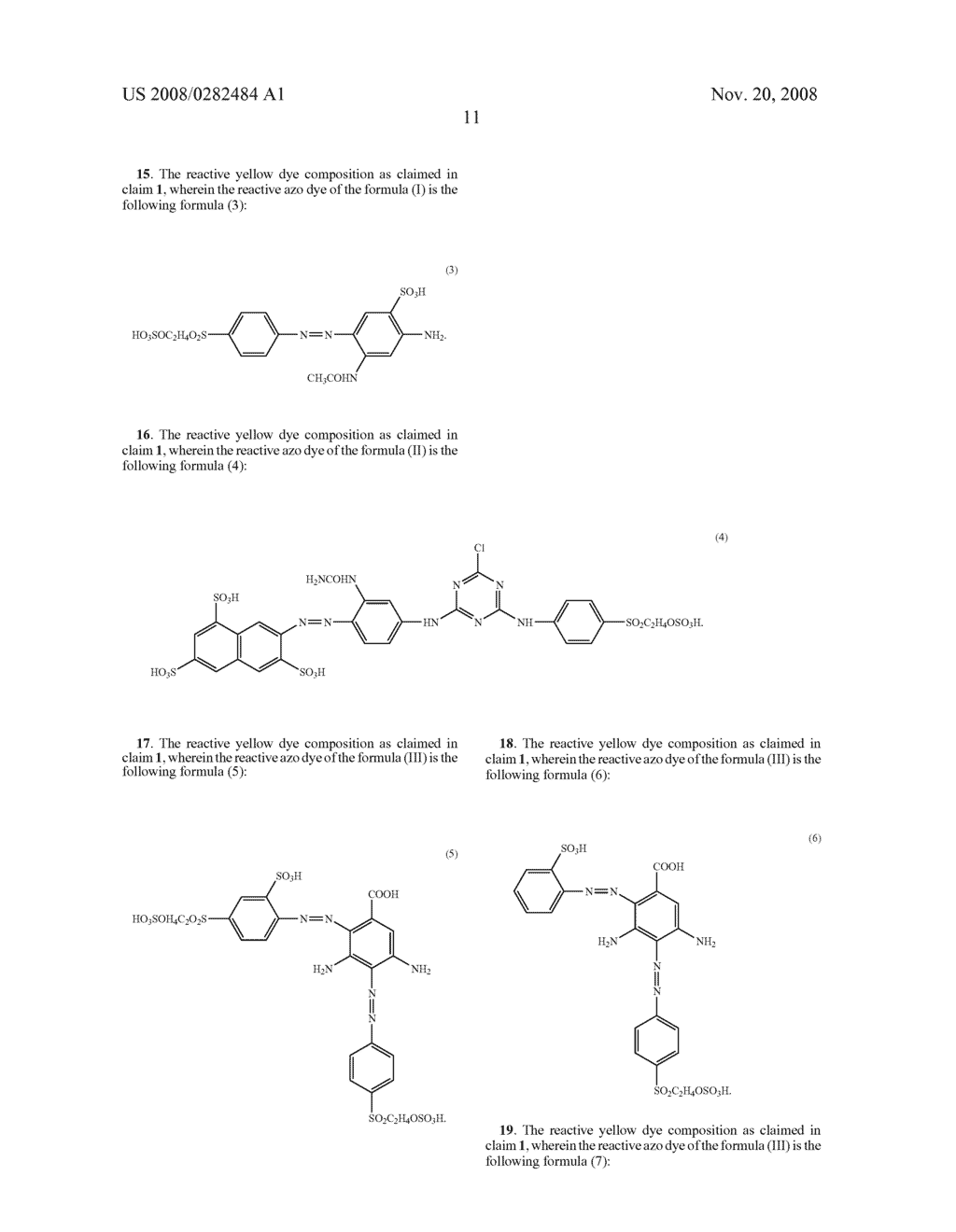 Reactive yellow dye composition - diagram, schematic, and image 12