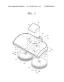 Suction brush of vacuum cleaner for both vacuum cleaning and steam cleaning diagram and image