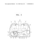 Suction brush of vacuum cleaner for both vacuum cleaning and steam cleaning diagram and image