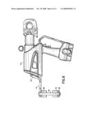 Tool arm support diagram and image