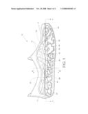 DRAINING INSOLE FOR SHOES diagram and image