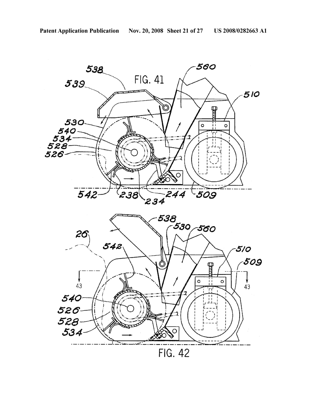 ROLLER-SUPPORTED ACCUMULATOR FOR LAWN AND GARDEN DEBRIS - diagram, schematic, and image 22