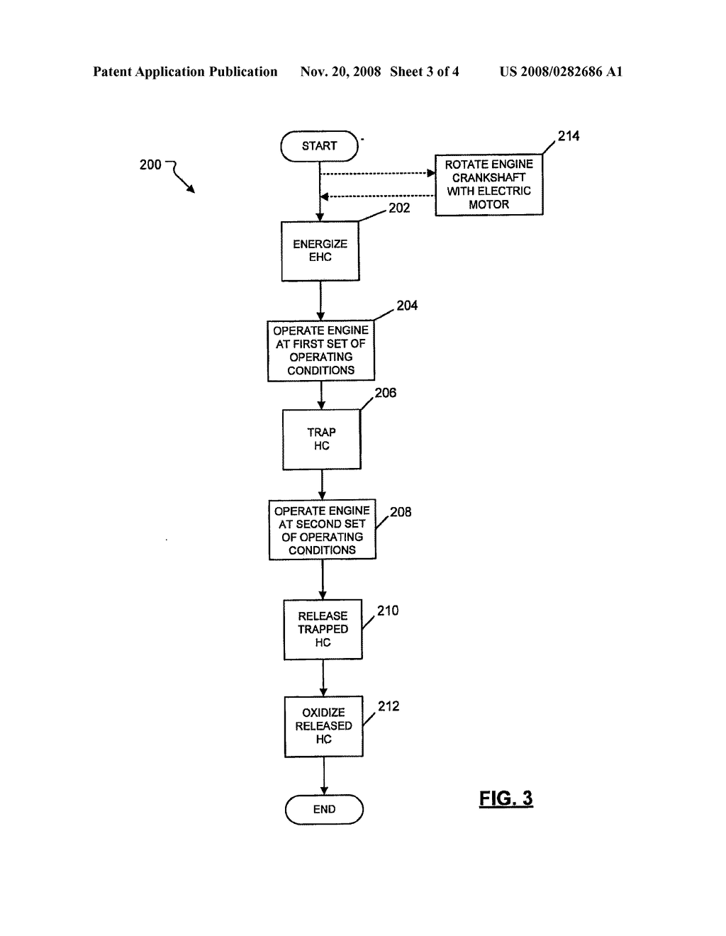 Hybrid HC absorber/EHC PZEV exhaust architecture - diagram, schematic, and image 04