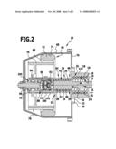 Ball screw and method for displacing a threaded spindle in a ball screw diagram and image