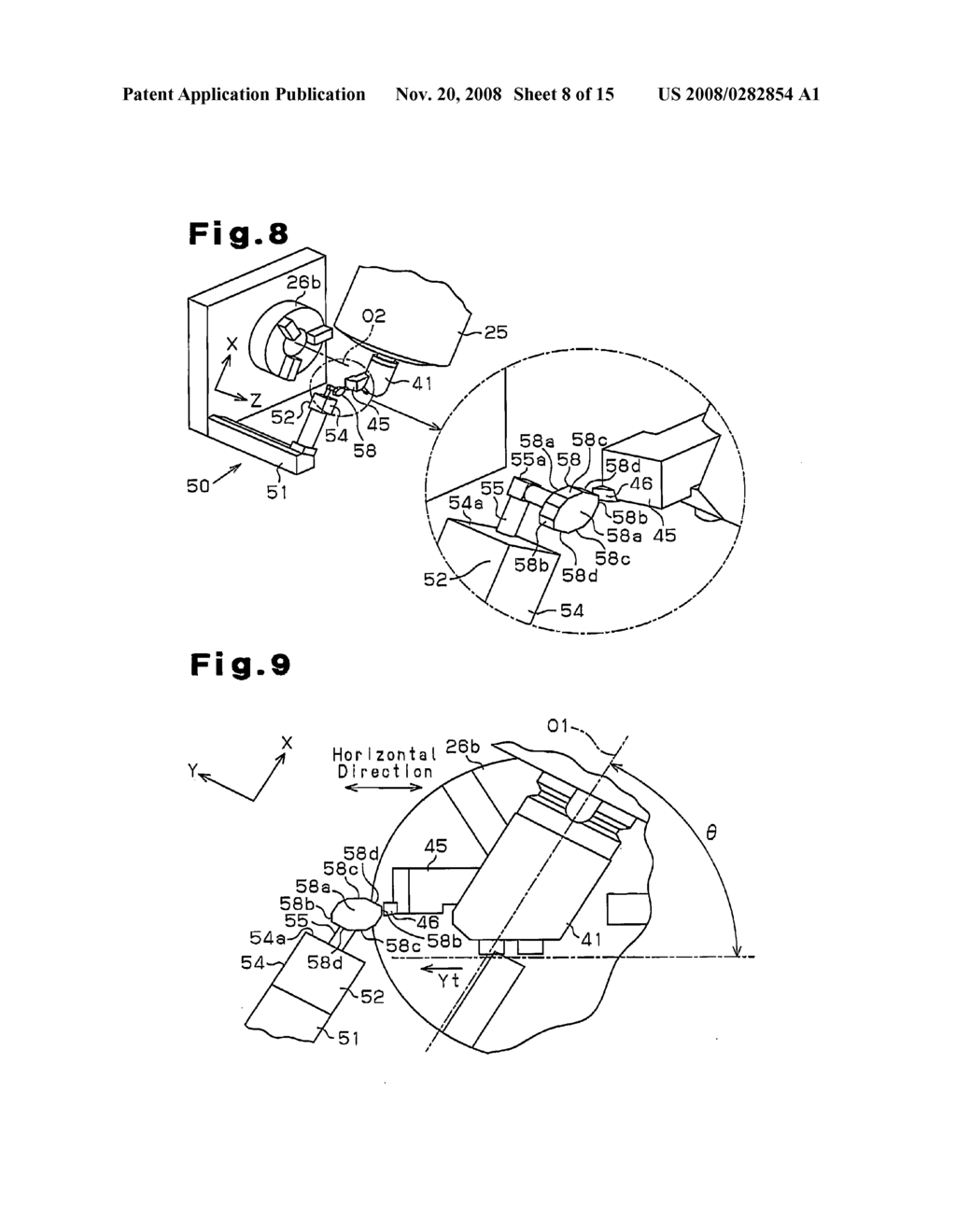 METHOD FOR CONTROLLING COMBINED LATHE APPARATUS, COMBINED LATHE APPARATUS, TURNING TOOL HOLDER, BLADE POSITION REGISTERING APPARATUS, AND BLADE POSITION DETECTING APPARATUS - diagram, schematic, and image 09