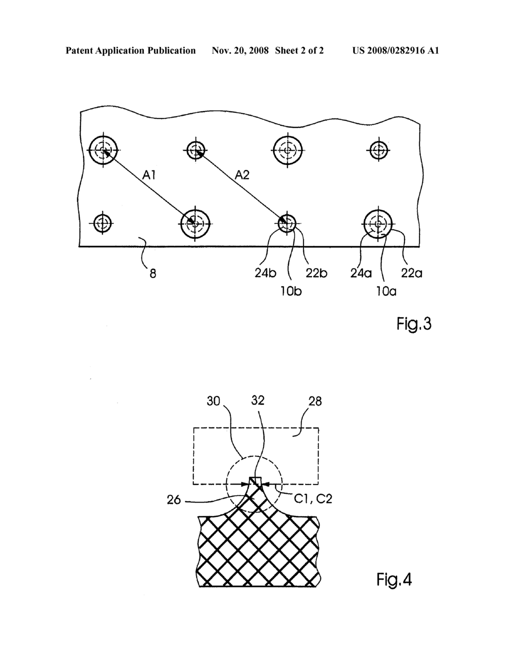Surface with a Surface Structure for Contacting Printing Material, Machine for Processing Material and Method for Producing Areas with a Surface Structure - diagram, schematic, and image 03