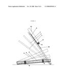 Mobile device bed desk diagram and image