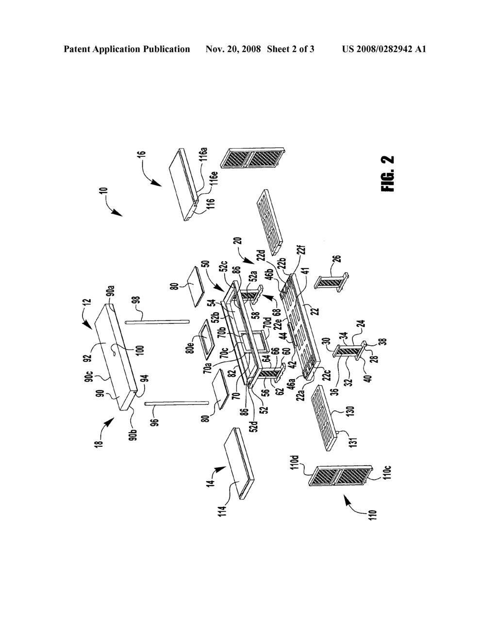 MODULAR PORTABLE TABLE - diagram, schematic, and image 03