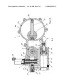 CAM SHAFT PHASE SETTER AND VACUUM PUMP FOR AN INTERNAL COMBUSTION ENGINE diagram and image