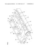 Supporting structure for a camshaft, as well as methods for mounting and manufacturing a camshaft diagram and image