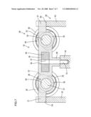 Supporting structure for a camshaft, as well as methods for mounting and manufacturing a camshaft diagram and image