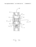 Gas pressure regulator with a valve and piston assembly diagram and image