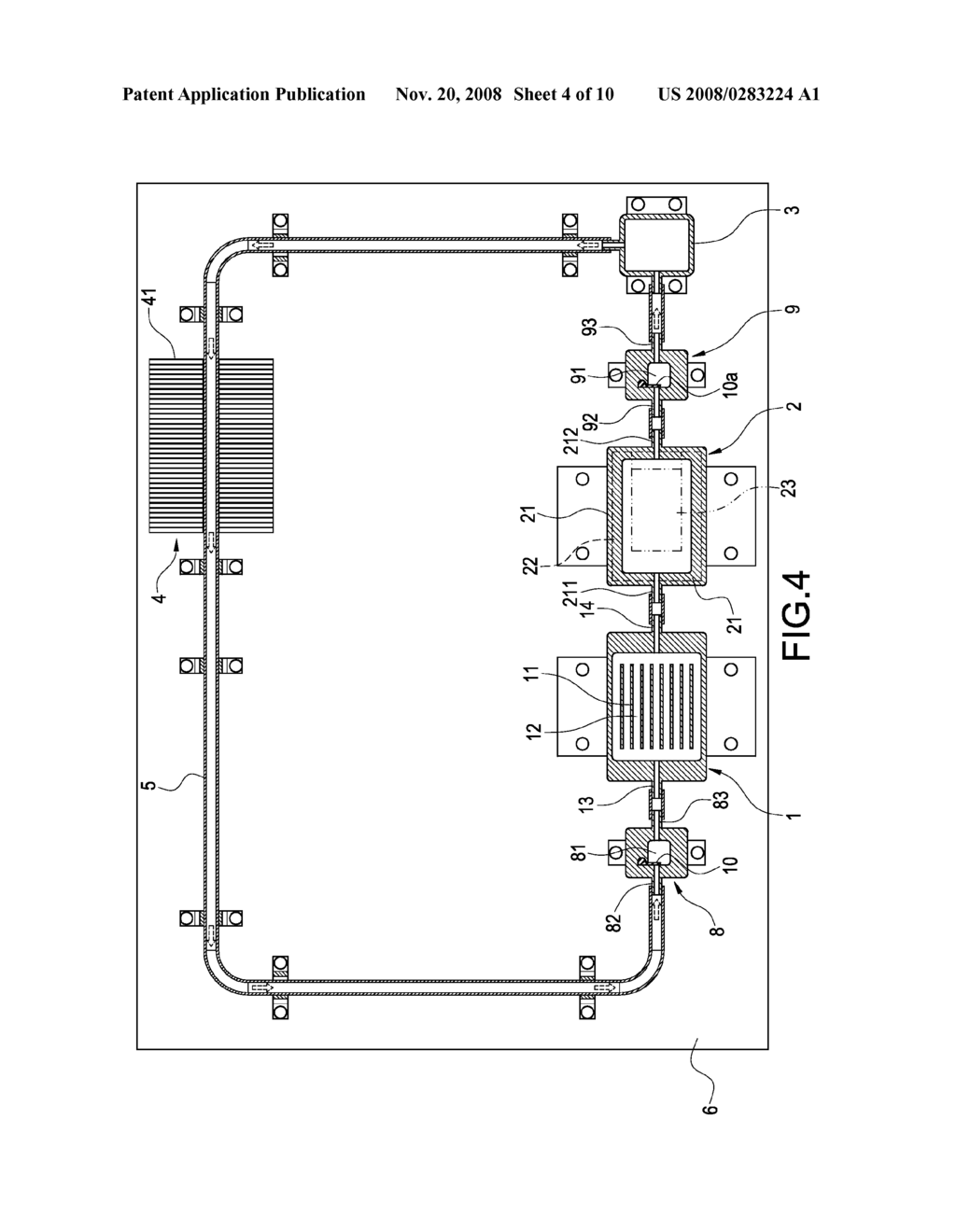 WATER-COOLING HEAT-DISSIPATING SYSTEM - diagram, schematic, and image 05