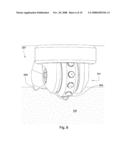 Rolling Assembly and Pick Assembly Mounted on a Trencher diagram and image