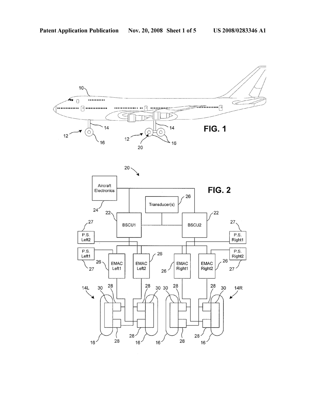 Controller for Electromechanical Braking System with Running Clearance Adjustment and Method - diagram, schematic, and image 02