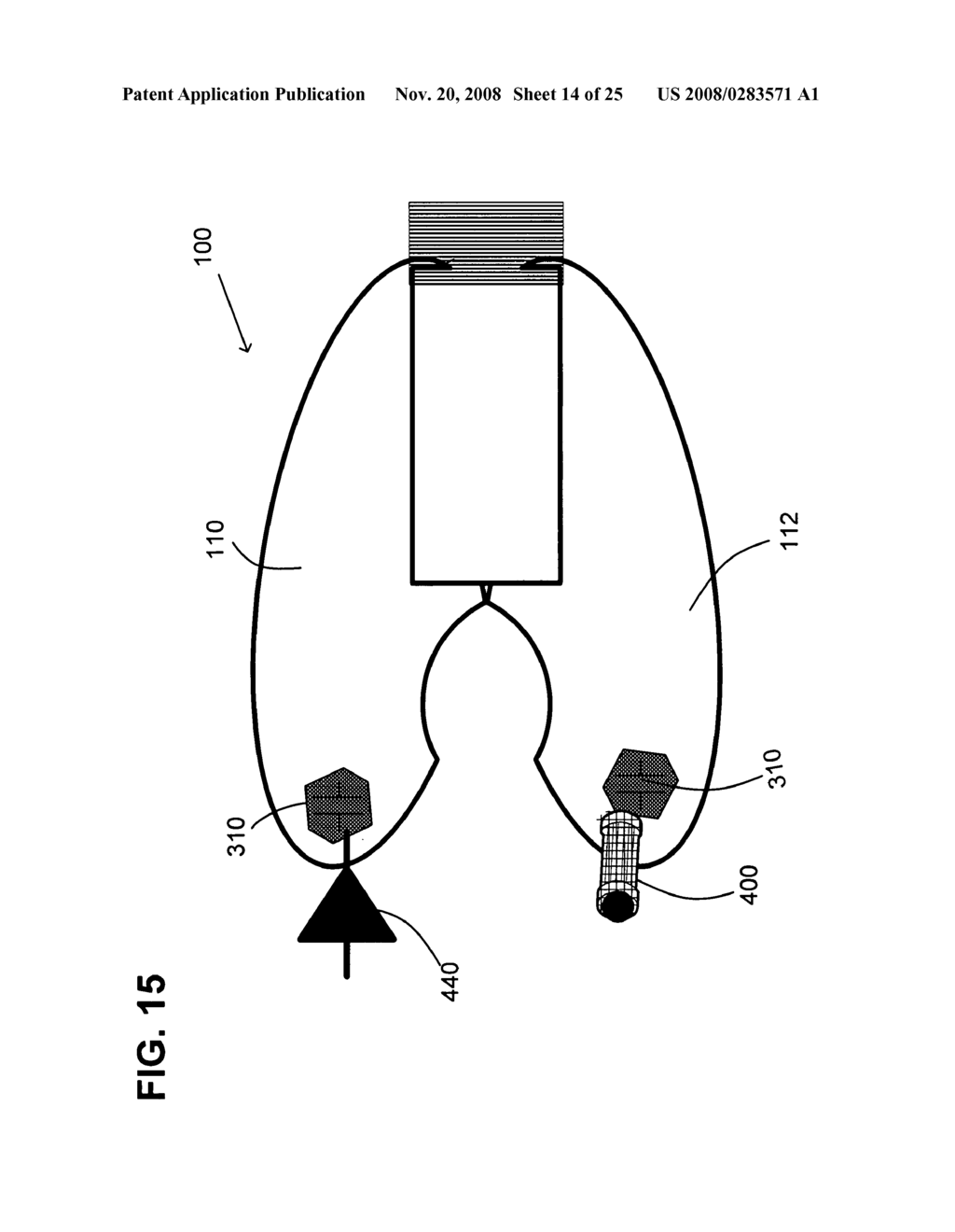 Sensing surgical fastener - diagram, schematic, and image 15