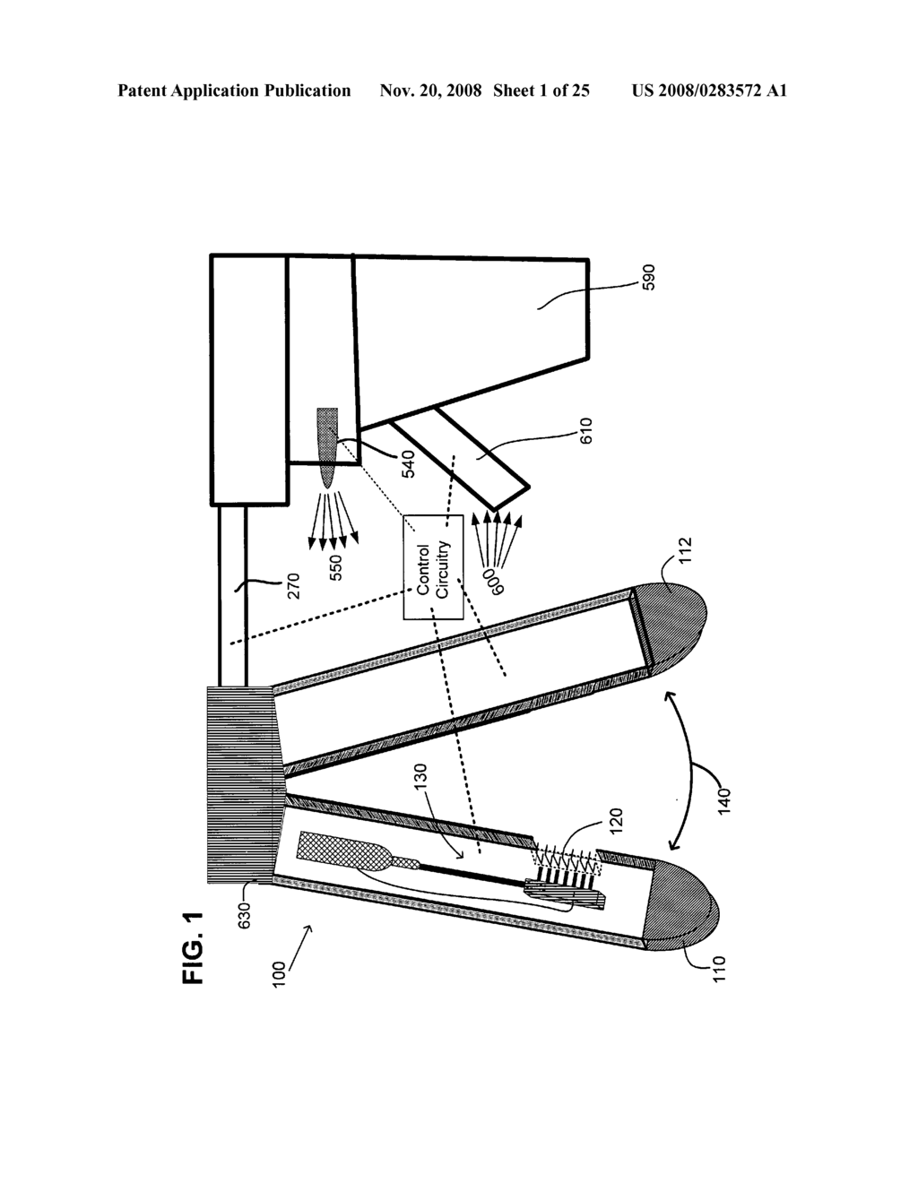 Surgical stapling instrument with chemical sealant - diagram, schematic, and image 02