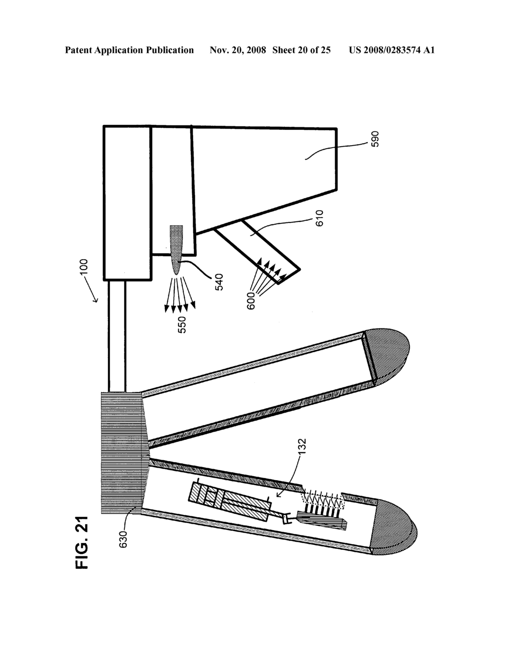 Maneuverable surgical stapler - diagram, schematic, and image 21