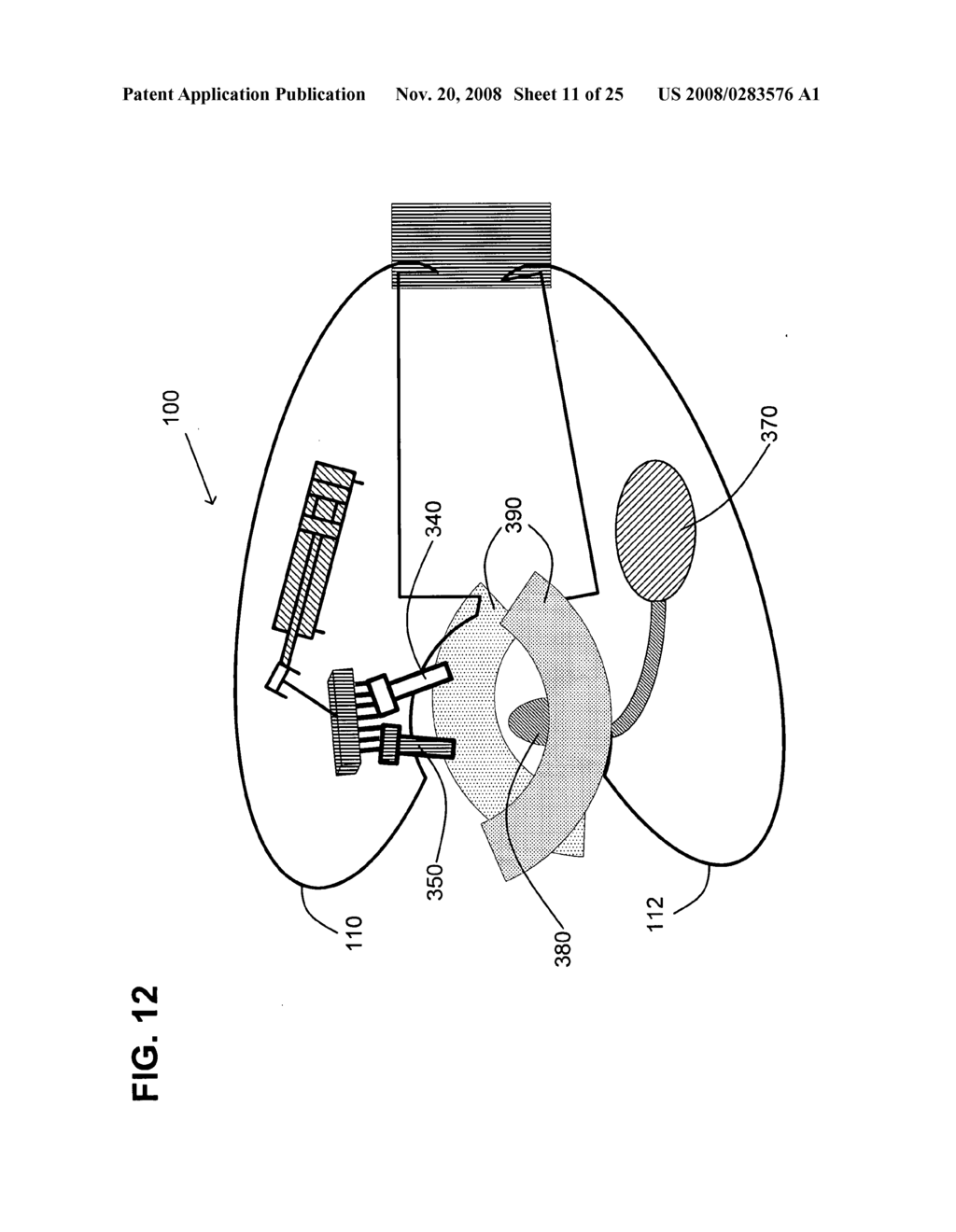 Surgical fastening device with cutter - diagram, schematic, and image 12