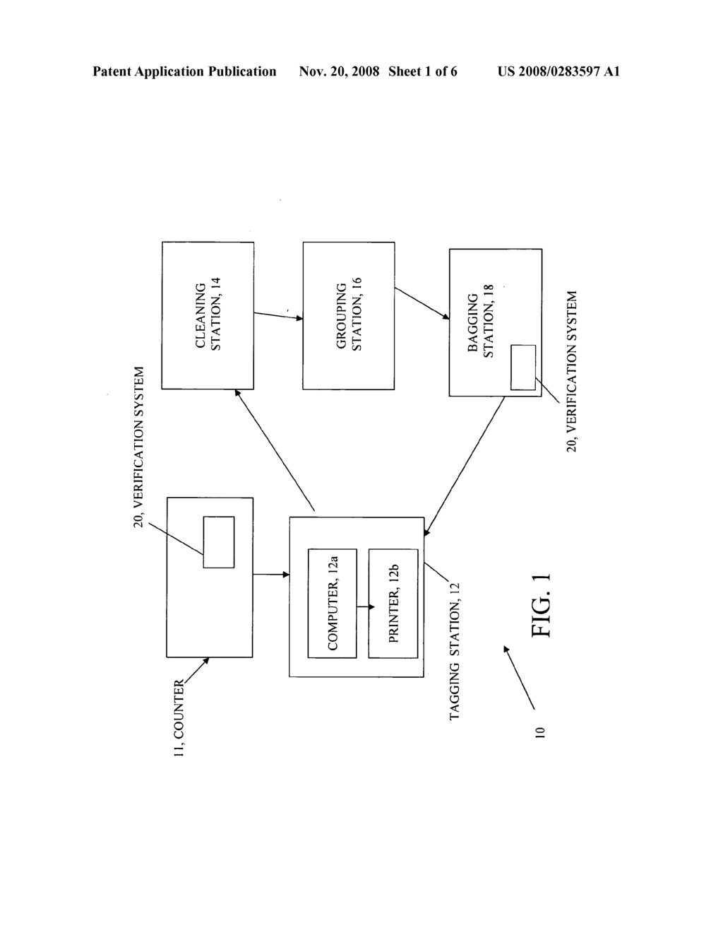 Verification System for Dry Cleaners and the Like - diagram, schematic, and image 02