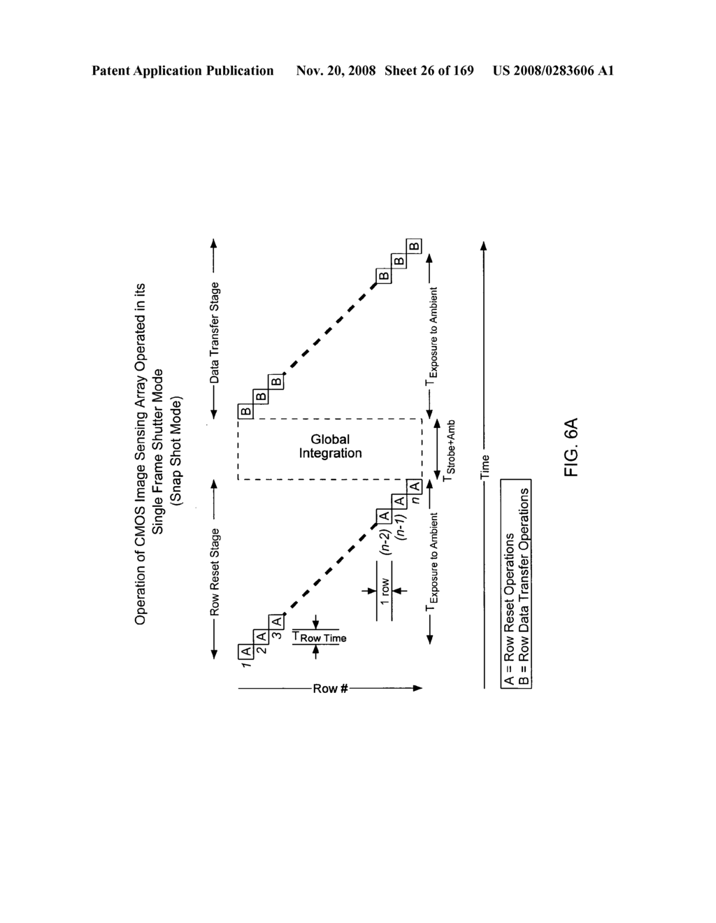 Digital image capture and processing system supporting a periodic snapshot mode of operation wherein during each image acquistion cycle, the rows of image detection elements in the image detection array are exposed simultaneously to illumination - diagram, schematic, and image 28