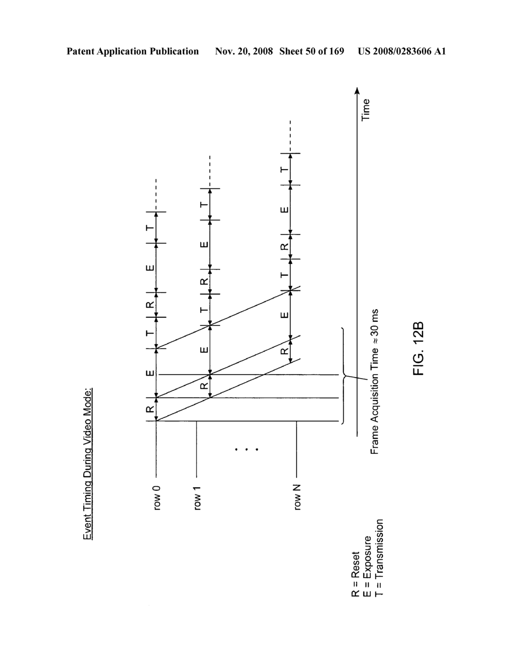 Digital image capture and processing system supporting a periodic snapshot mode of operation wherein during each image acquistion cycle, the rows of image detection elements in the image detection array are exposed simultaneously to illumination - diagram, schematic, and image 52