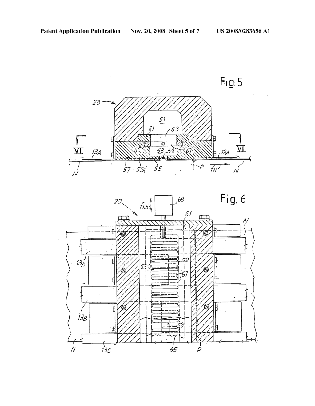 Rewinding Machine, for the Production of Logs of Web Material and Logs Obtained - diagram, schematic, and image 06