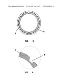 Composite material structure for aircraft fuselage and process for manufacturing it diagram and image