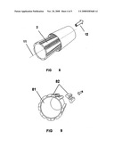 Composite material structure for aircraft fuselage and process for manufacturing it diagram and image