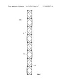 K-truss deployable boom system diagram and image