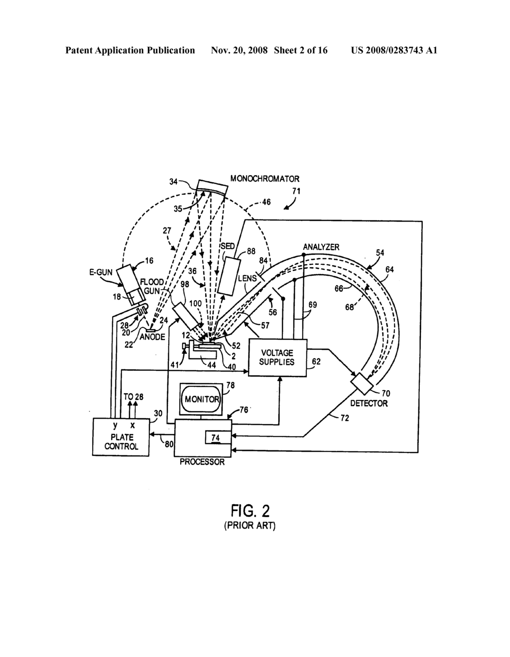 Method and system for non-destructive distribution profiling of an element in a film - diagram, schematic, and image 03