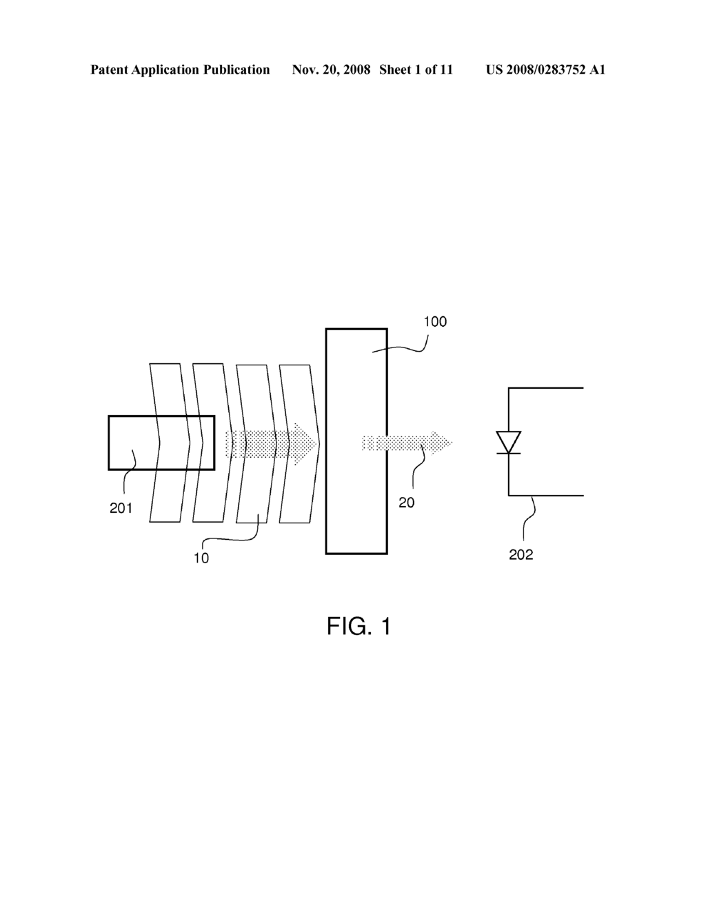 Electromagnetic Wave Sensor with Terahertz Bandwidth - diagram, schematic, and image 02