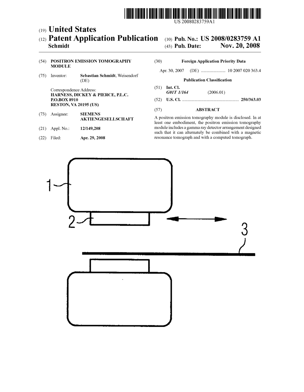 Positron emission tomography module - diagram, schematic, and image 01