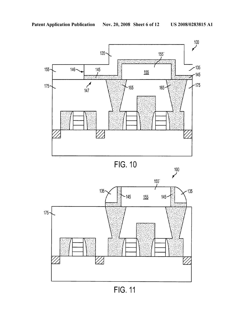 Variable resistance memory device having reduced bottom contact area and method of forming the same - diagram, schematic, and image 07