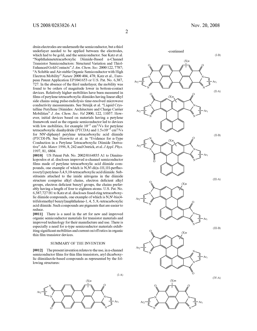 ARYL DICARBOXYLIC ACID DIIMIDAZOLE-BASED COMPOUNDS AS N-TYPE SEMICONDUCTOR MATERIALS FOR THIN FILM TRANSISTORS - diagram, schematic, and image 04