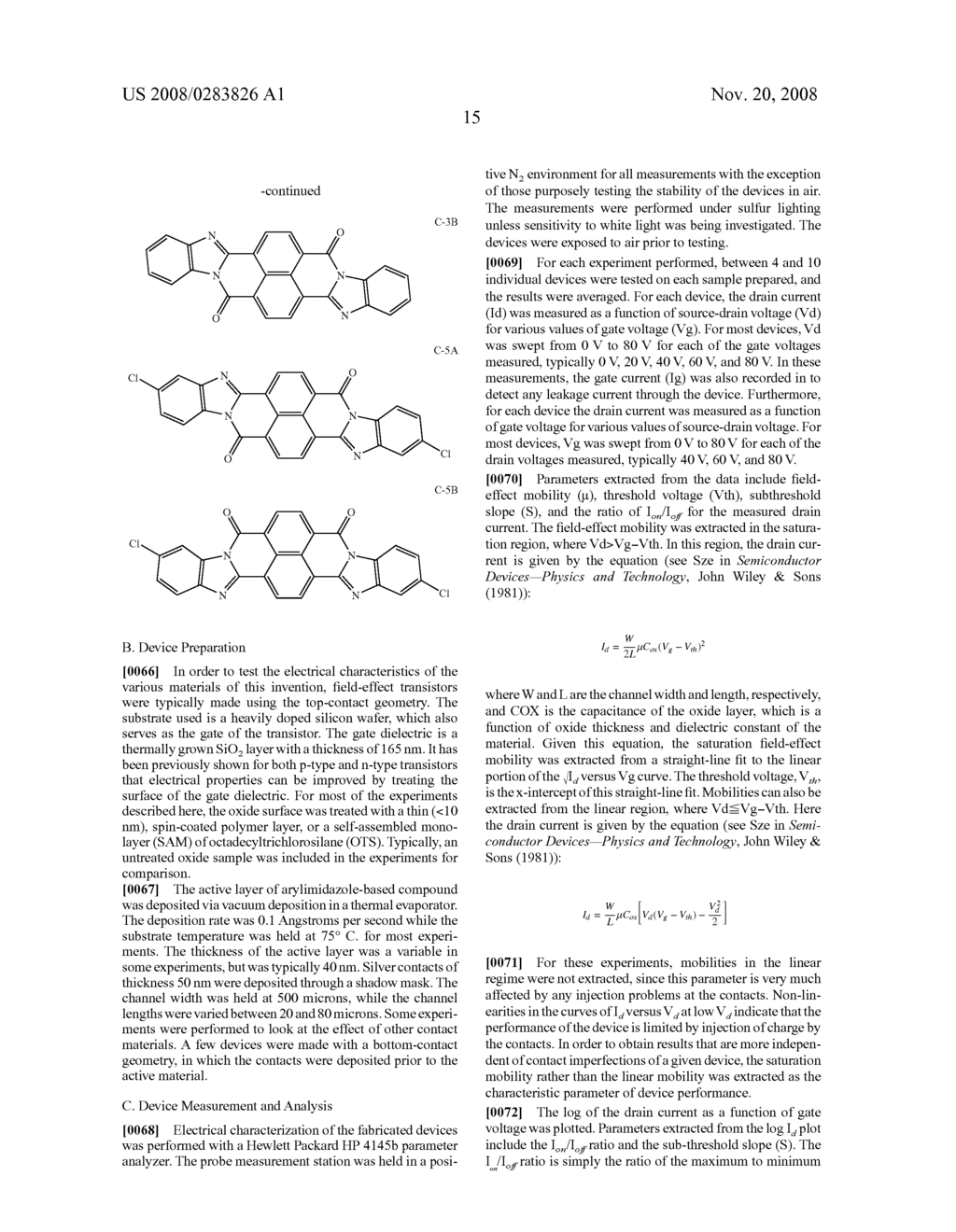 ARYL DICARBOXYLIC ACID DIIMIDAZOLE-BASED COMPOUNDS AS N-TYPE SEMICONDUCTOR MATERIALS FOR THIN FILM TRANSISTORS - diagram, schematic, and image 17