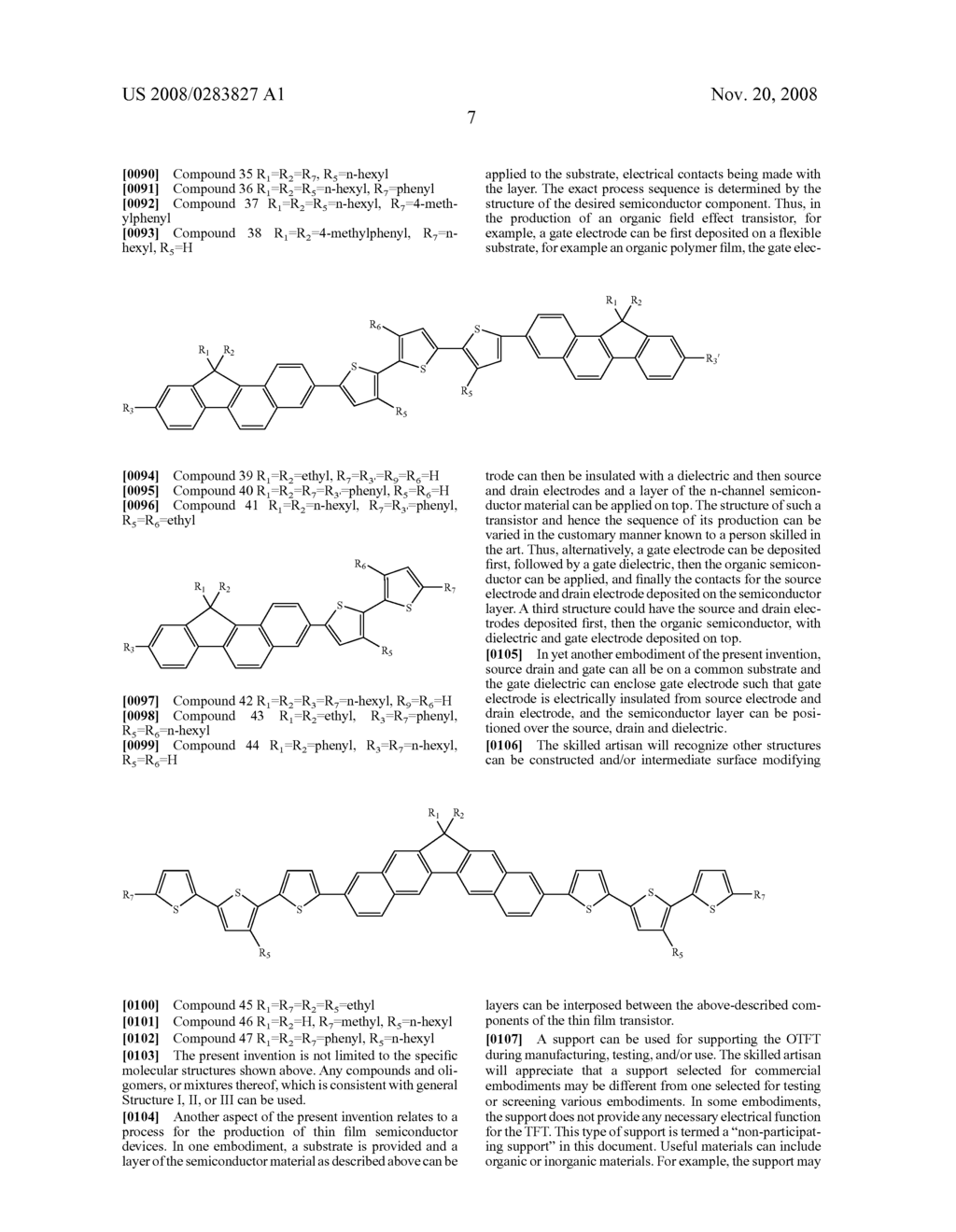 FUSED-FLUORENE-CONTAINING MATERIALS AS SEMICONDUCTOR MATERIALS FOR THIN FILM TRANSISTORS - diagram, schematic, and image 10