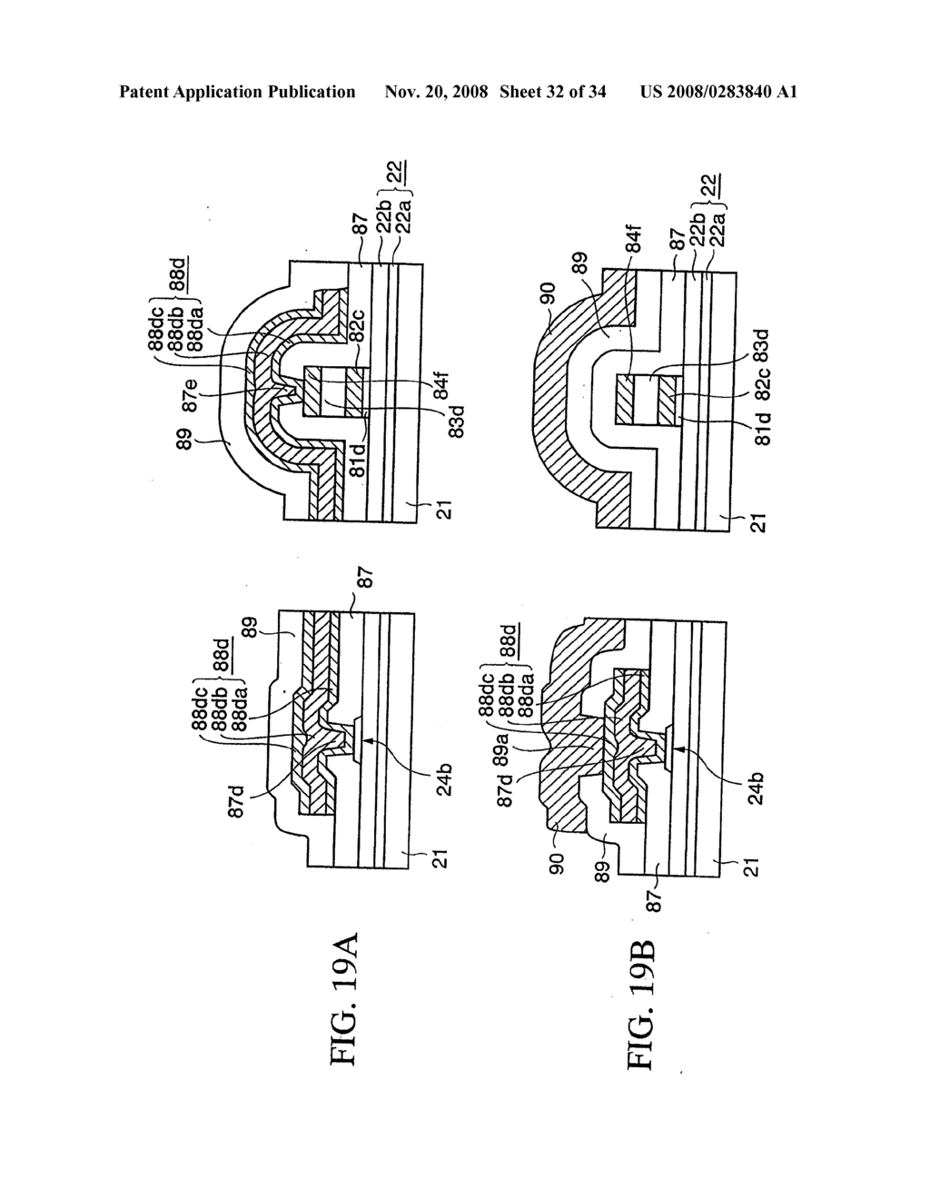 THIN FILM TRANSISTOR DEVICE AND METHOD OF MANUFACTURING THE SAME, AND LIQUID CRYSTAL DISPLAY DEVICE - diagram, schematic, and image 33