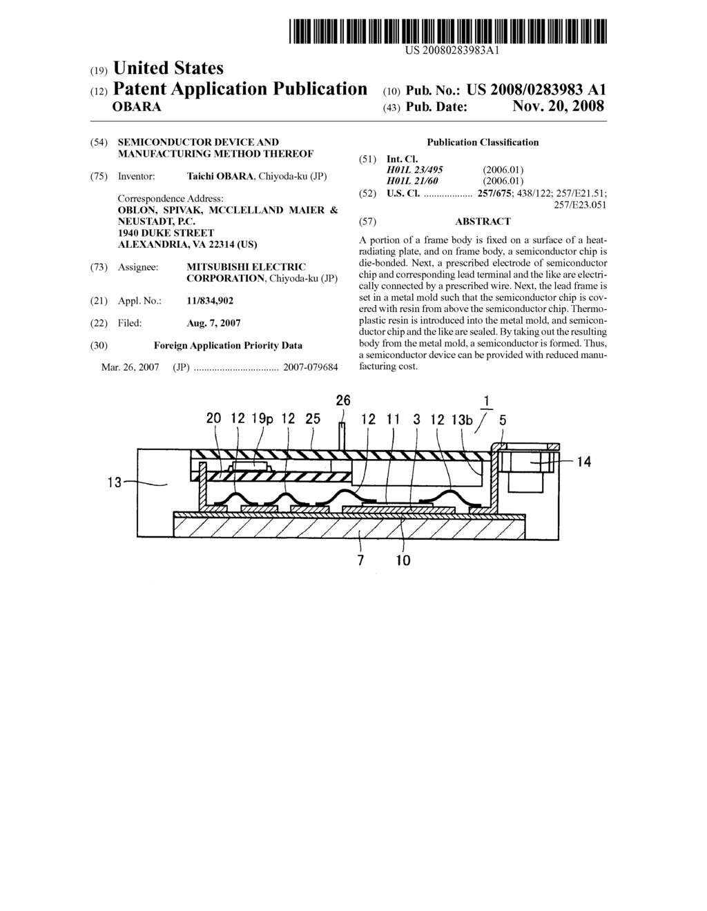 SEMICONDUCTOR DEVICE AND MANUFACTURING METHOD THEREOF - diagram, schematic, and image 01