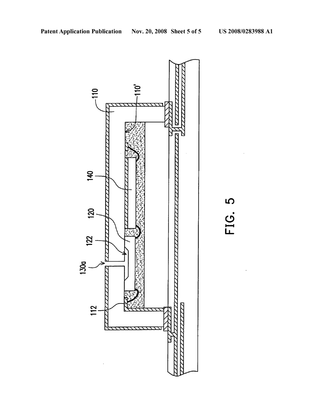 PACKAGE AND PACKAGING ASSEMBLY OF MICROELECTROMECHANICAL SYSYEM MICROPHONE - diagram, schematic, and image 06